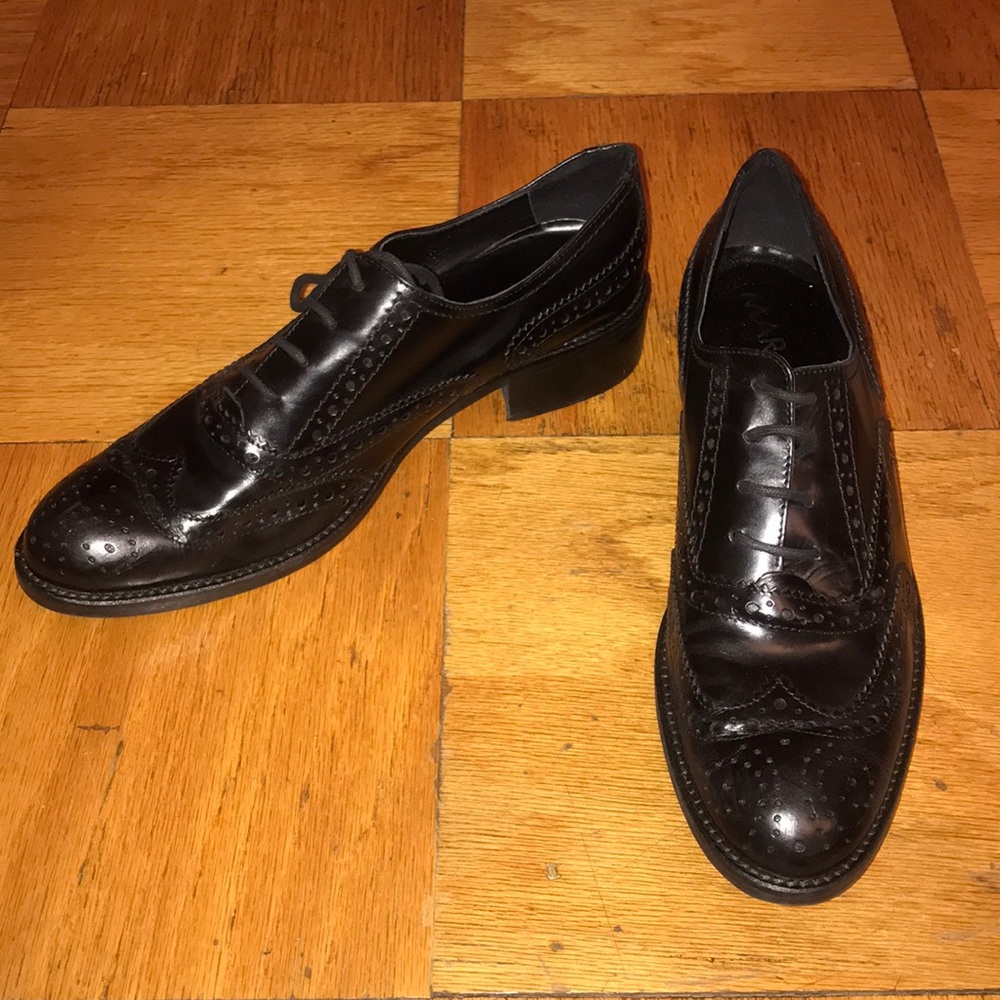 Marco Black Oxford Women’s Shoes